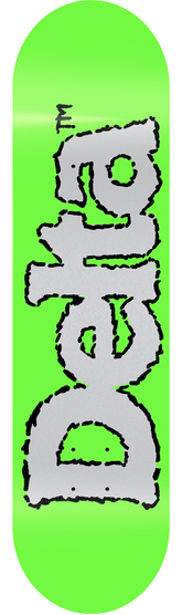 Tabla Shaped by Delta Script 3M Green D-Light 8.125"