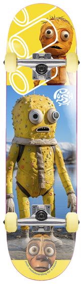 Skate Completo Push Skateboarding Yellow Man FP 7.25"