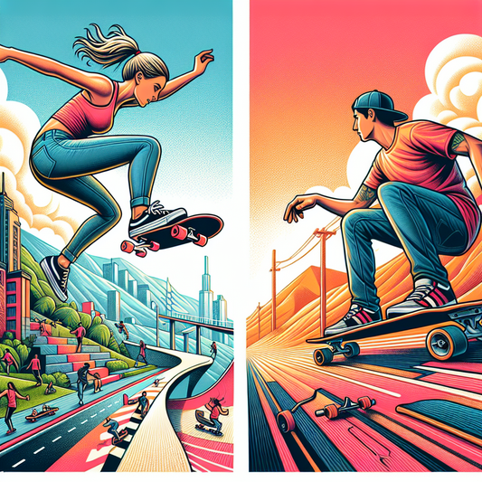 Diferencia entre Skateboarding y Longboarding