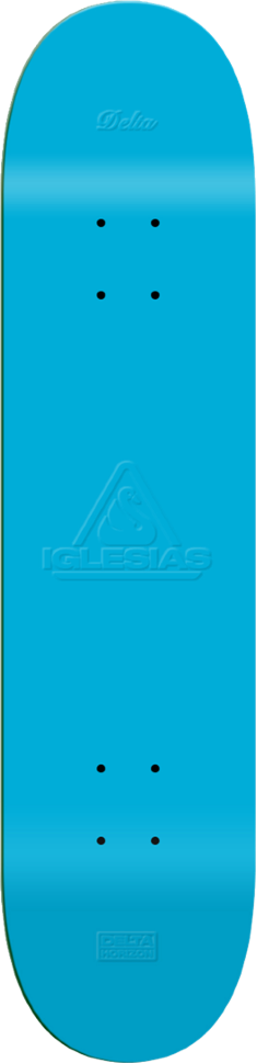 Tabla Shaped by Delta Mauro Script Og Blue D-Light 8.25"