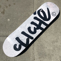 Tabla Cliché Handwritten Deck White/Black 8.25"