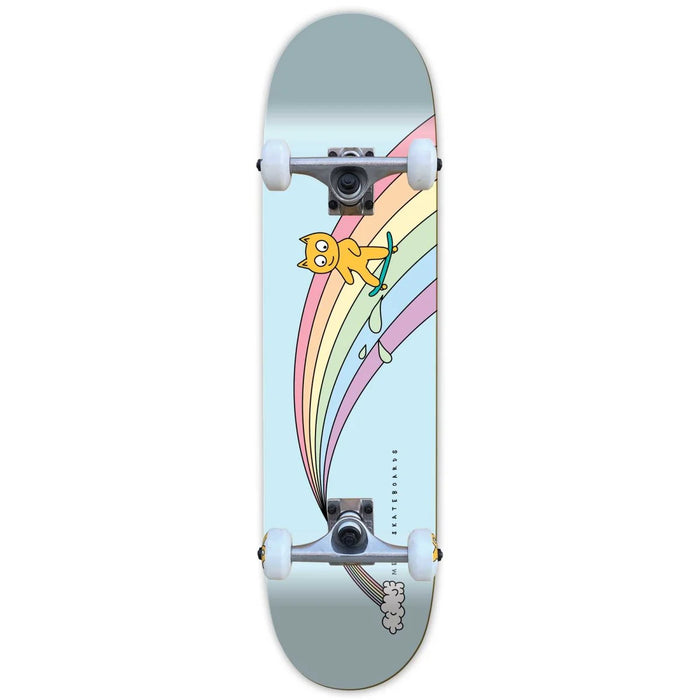 Skate Completo Meow Over The Rainbow Sky Blue 8.0"