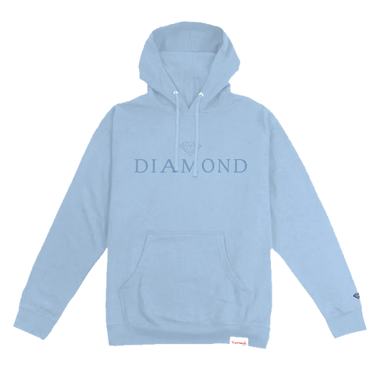 POLERÓN DIAMOND - HOODIE PIGMENT LIGHT BLUE