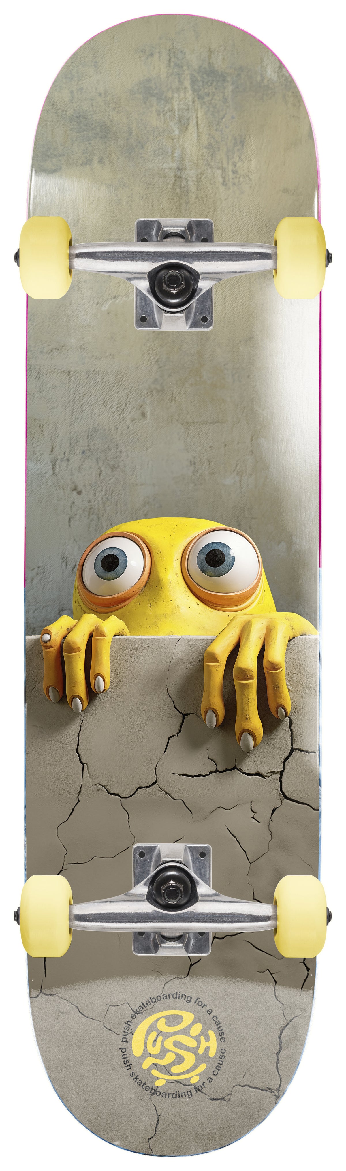 Skate Completo Push Skateboarding Peek Over FP 7.0" SOFT TOP