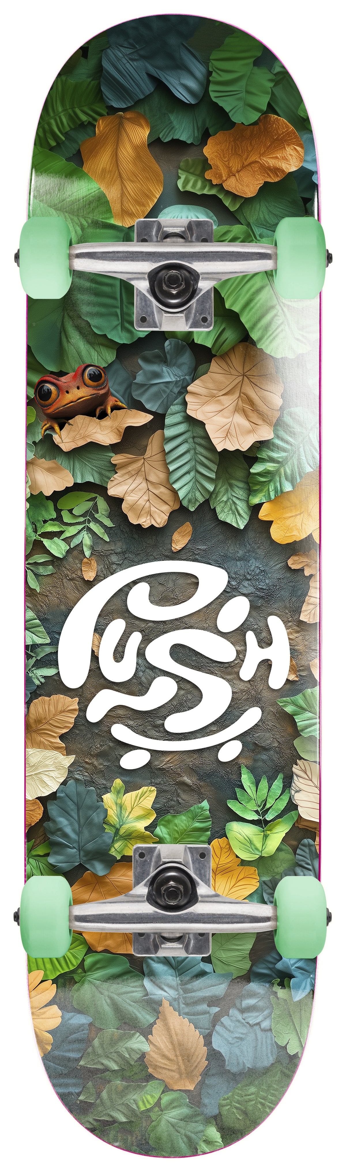 Skate Completo Push Skateboarding Forest Green FP 7.75"