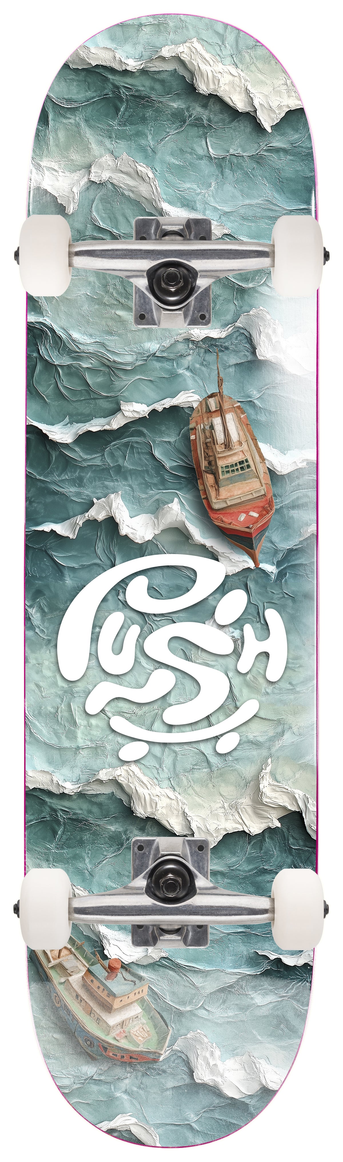 Skate Completo Push Skateboarding Ocean Blue FP 7.0"