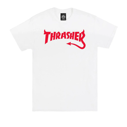 Polera THRASHER - Diablo White