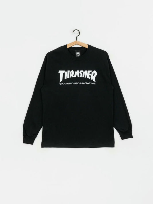 Polera THRASHER - Skate Mag Black