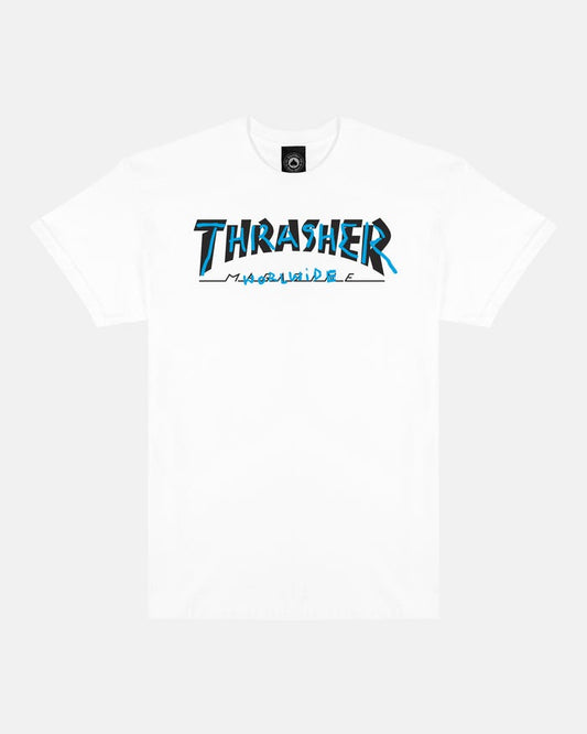 Polera THRASHER - Trademark White