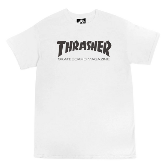 Polera Thrasher - Skatemag White