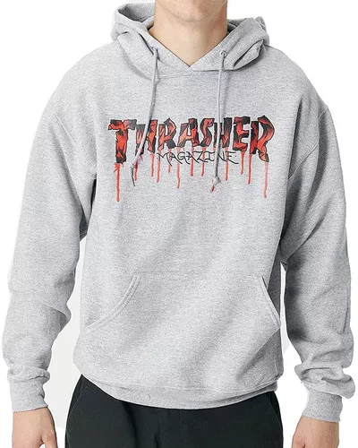 Polerón Thrasher canguro – Blood Drip Logo