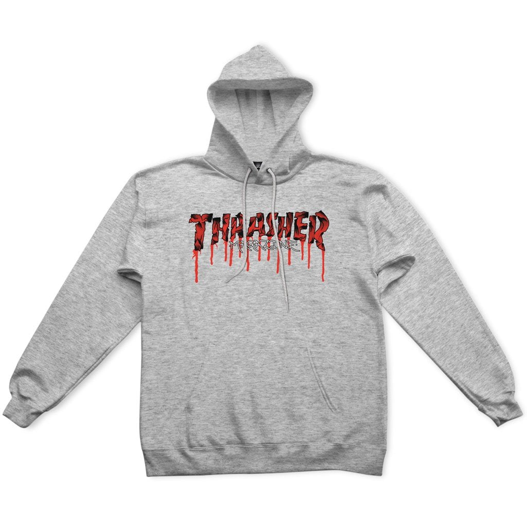 Polerón Thrasher canguro – Blood Drip Logo