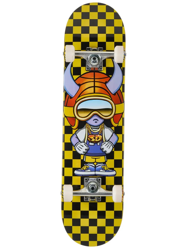 Skate Completo Speed Demons Baller Black/Yellow Checks 7.75"
