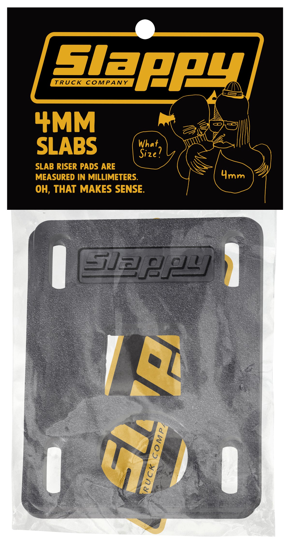 Slappy Slabs 4mm Low Risers