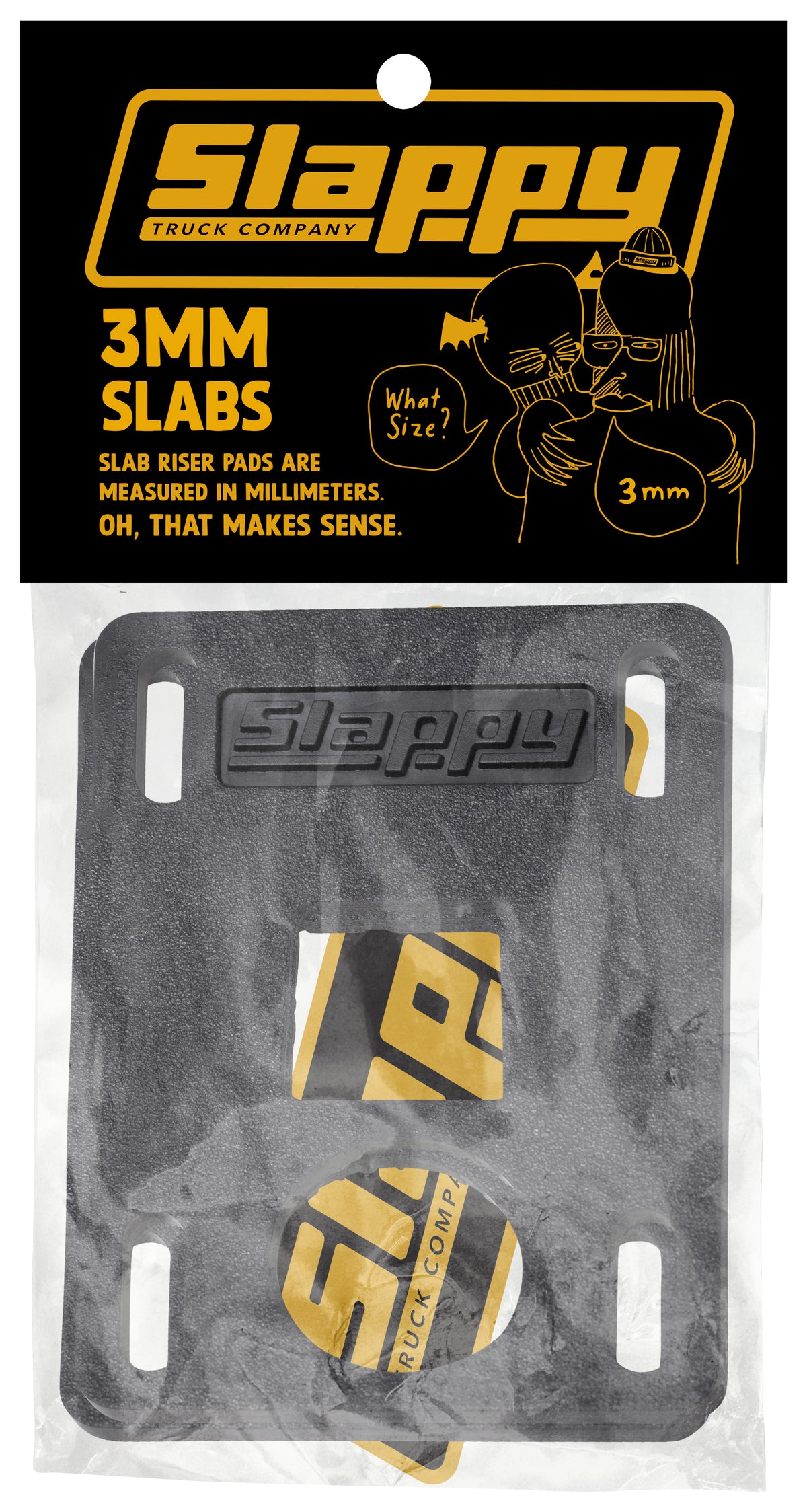 Slappy Slabs 3mm Low Risers