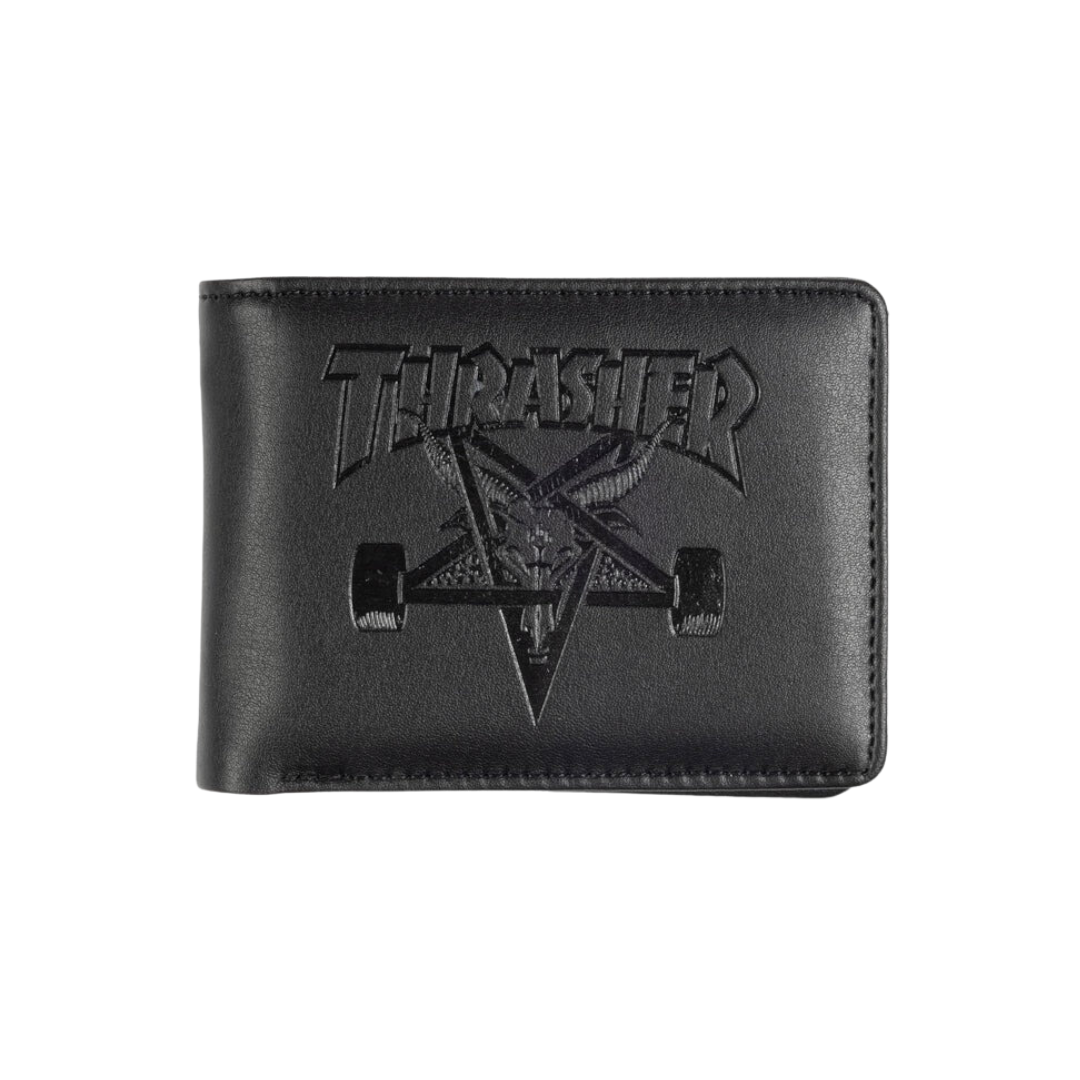 Billetera Thrasher Skategoat Leather Black