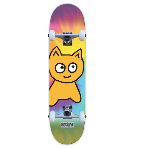 Skate Completo Meow Big Cat Tie Dye 8"