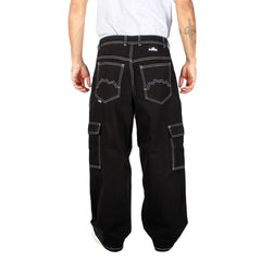 Jeans Cargo Extra Baggy Negro Contrast Old Tree