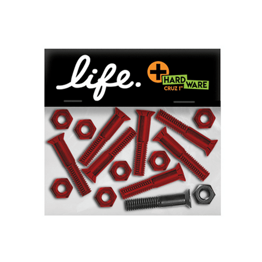 Life Hardware cruz 1" Rojos